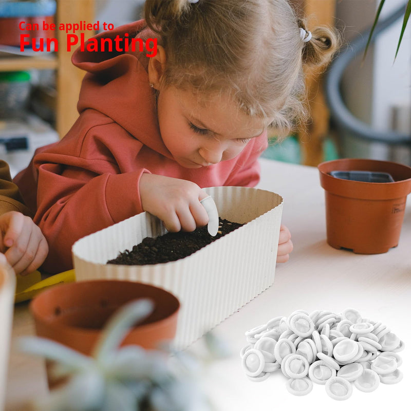 [Australia - AusPower] - 100 Pcs Disposable Finger Cots, Large Latex Finger Protectors for Clean and Dry Protection, Rubber Fingers Tips Tips for Beauty and Electronic Repair (Large White) 100 Pcs 