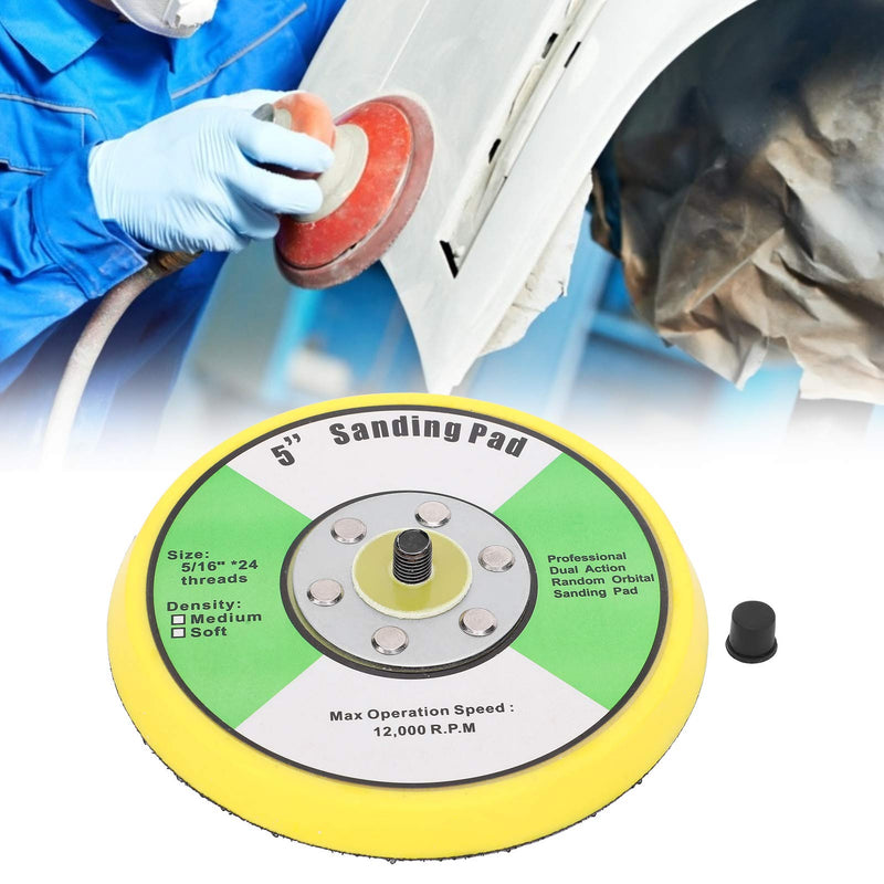 [Australia - AusPower] - 5 Inch Sander Sanding Pad Universal Sanding Disc for Polishing Sanding Discs for Polishing Pneumatic Sander Buffer Polishing Disc 125 mm 
