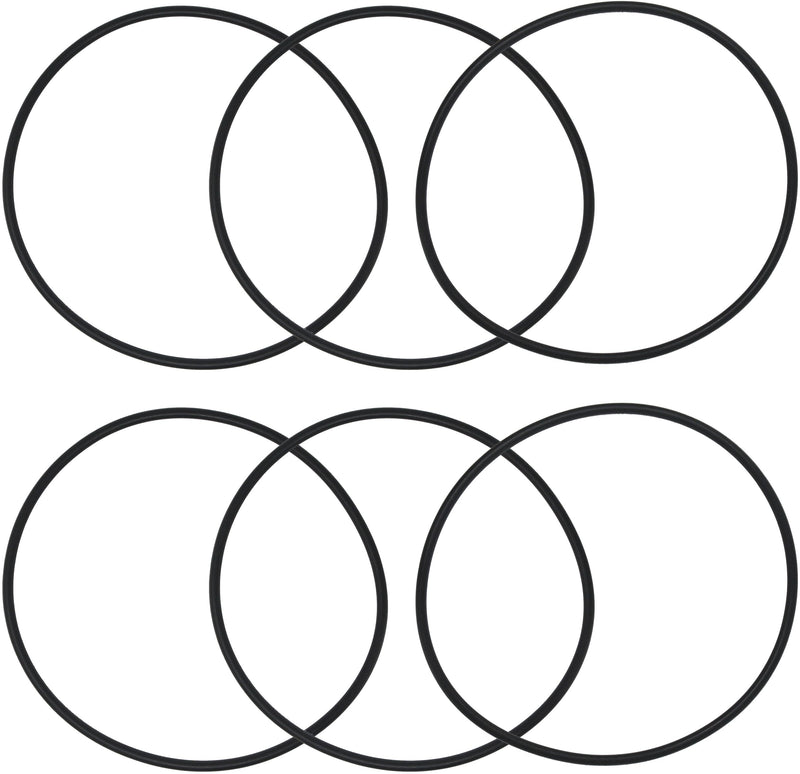 [Australia - AusPower] - AppliaFit O-Rings Compatible with GE KWGE25RG & WS03X10038 for GE 2.5 Inch Water Filter Housing Models GXWH01C, GXWH08C, GXWH04F, GXWH20F, GXWH20S, GXRM10, GXRM10G, GXRM10RBL & GX1S01R (6-Pack) 