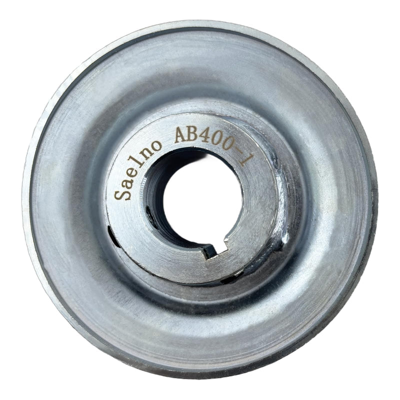 [Australia - AusPower] - AB400-1 Single Groove Web Sheaves,v Belt Pulley 4" OD 1 inch bore,Motor Pulley Carbon Steel for A B 5L 4L V-Belts 