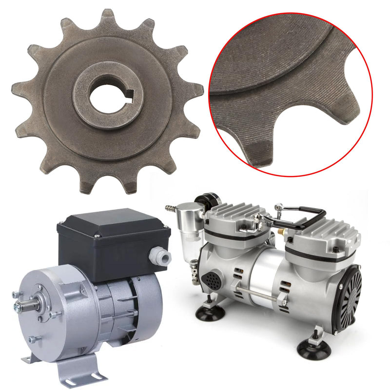 [Australia - AusPower] - Create idea 2 Pcs 13 Tooth Sprocket Bicycle Chain Gear Replacement Part Pinion Sprocket Electric Scooter Motor 13 Tooth 11mm ID Sprocket for 1016Z2 Z3 1018 Geared Motors 