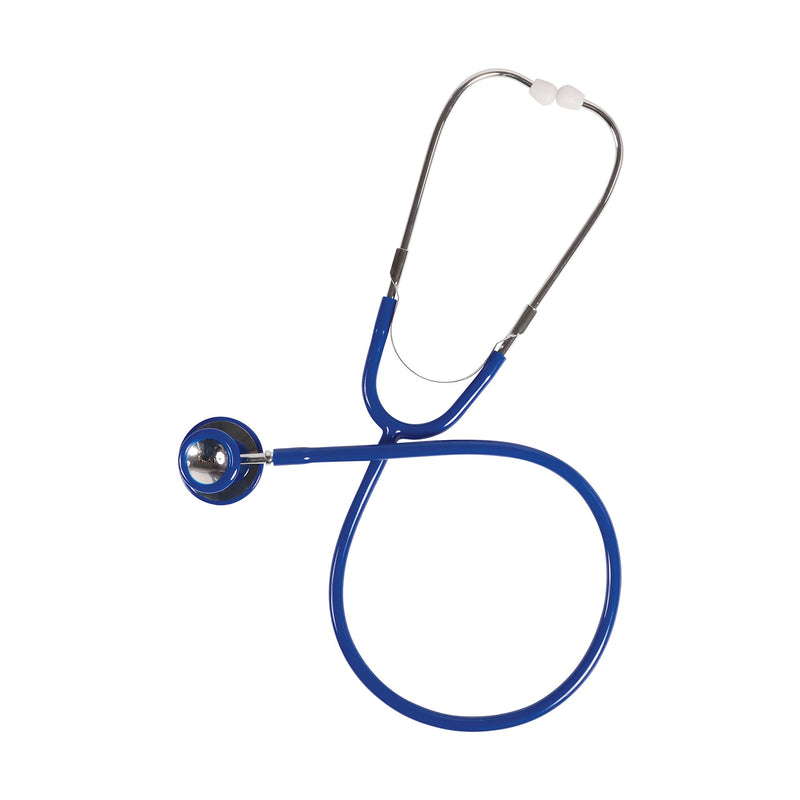 [Australia - AusPower] - MABIS Stethoscope, Lightweight, Adult, Dual Head for Intake and General Examination with Large Diaphragm for High Frequencies or the Bell for Low Frequencies, 22 Inch Y Tubing, Blue 