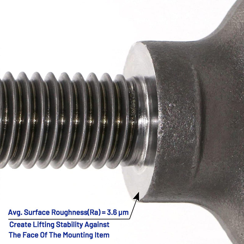 [Australia - AusPower] - Lifting Shoulder Eye Bolt 5/8"-11 X 1-1/4" 2 Pcs, Industrial Grade Heavy Duty Forged Steel for Truck Tractor Bucket Use As Towing&Pulling Point 5/8“-11 