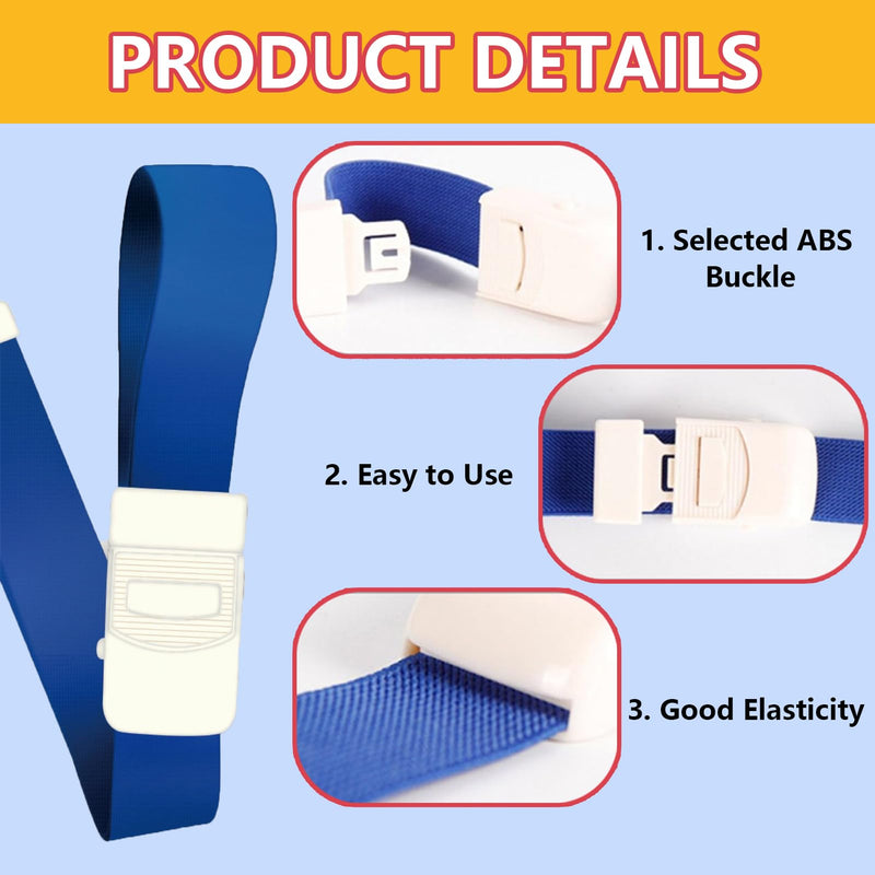 [Australia - AusPower] - 6 Pieces Storage Hose, Vein Congestion, Highly Flexible Tourniquets - Professional Storage Hose, Blood Removal with Buckle, Ideal for Camping, Hiking, Medical Emergencies, First Aid, Nurse (6 Colours) 