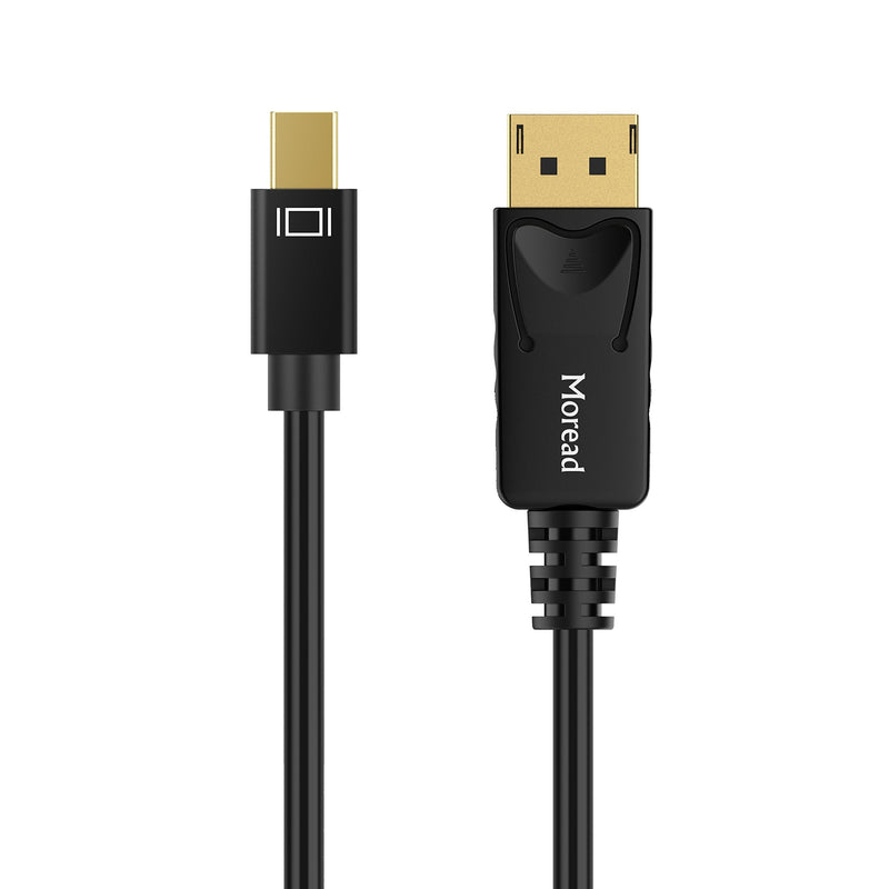 Moread Mini DisplayPort to DisplayPort 1.4 Cable, 5-Pack, 6FT, 8K@60Hz | Office & Workstation Ready, Thunderbolt 2/1 Compatible, Professional Display Support 6 feet