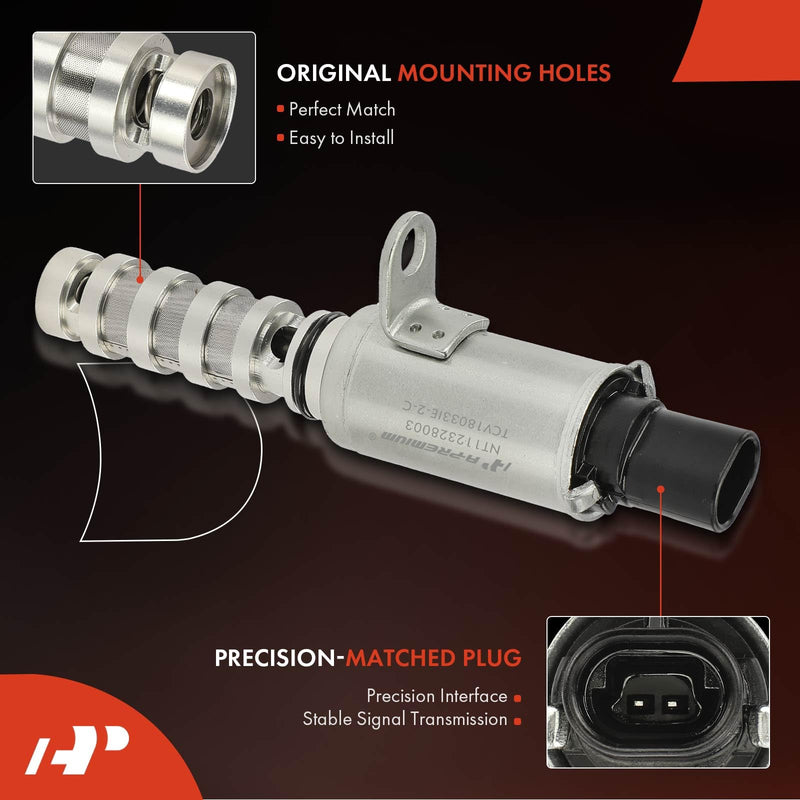 [Australia - AusPower] - A-Premium 2-PC Intake & Exhaust Engine Variable Valve Timing (VVT) Solenoid Compatible with Hyundai Elantra Coupe, GT, Sonata, Tucson, Veloster, Kona & Kia Soul, Optima, Forte Koup, Seltos, Forte5 