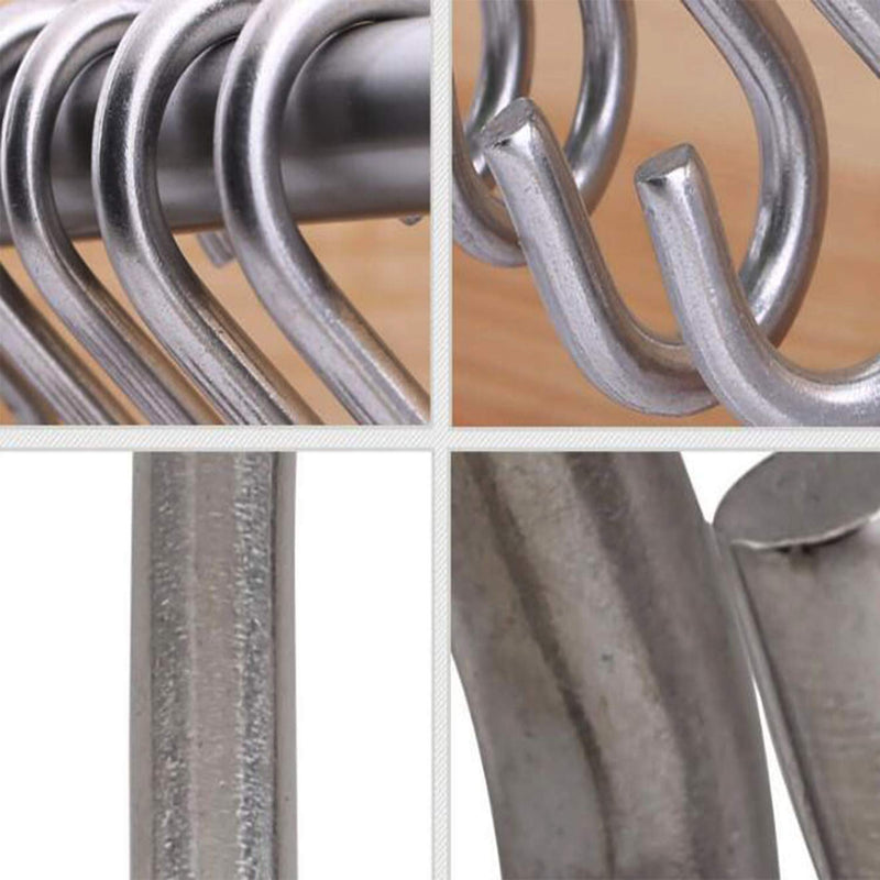 [Australia - AusPower] - Axe Sickle 304 Stainless Steel 3 Inch S Hooks Heavy Duty Hanging Hook S Shaped Utility Hook for Hanging and Utility Use, Loads up to 550 lbs, 4 Pcs 