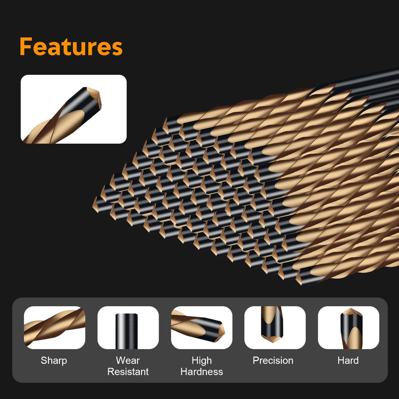 50Pcs Drywall Cutting Tools 5/32" Guide Point Cutting Bits,Drywall Bit Drywall Guide Point Cutting Bits,Used for with Spiral Saw and Power Tools 5/32"
