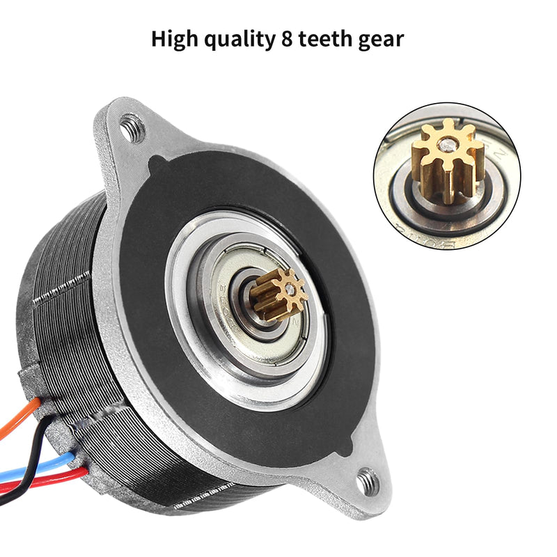 FYSETC Moons Nema 14 36mm Pancake Stepper Motor with 8 Tooth Gear: 17MM Enhanced Light Weight with Extension Cable for Orbitor/Sherpa Extruder Ender 3 Pro Neo V2 Voron2.4 3D Printer Direct Drive