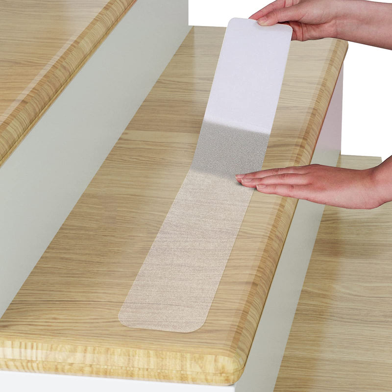 [Australia - AusPower] - Anti Slip Tape, Grip Tape for Stairs Indoor Waterproof, Rubber Grip Tape for Tubs, Stairs, Boats (Clear, 1 Inch x 65 Feet) Transparent 