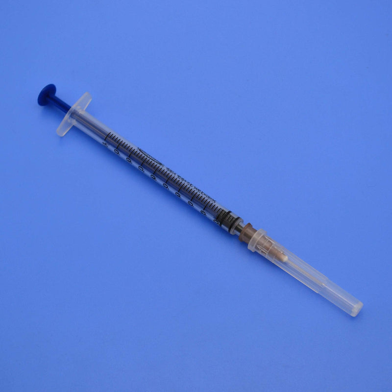 [Australia - AusPower] - 1ml 25G Syringe with Needle,Disposable Sterile Syringe 100pcs 