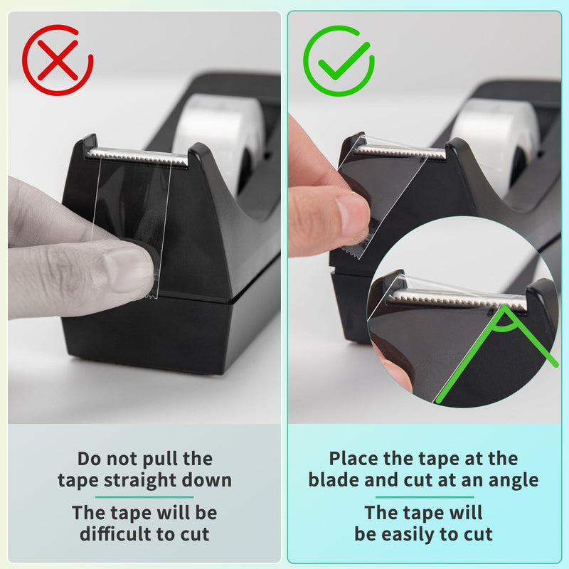 [Australia - AusPower] - OWLKELA 4 Rolls Transparent Tape Refills, Clear Tape, All-Purpose Transparent Glossy Tape for Office, Home, School 4 Pcs 