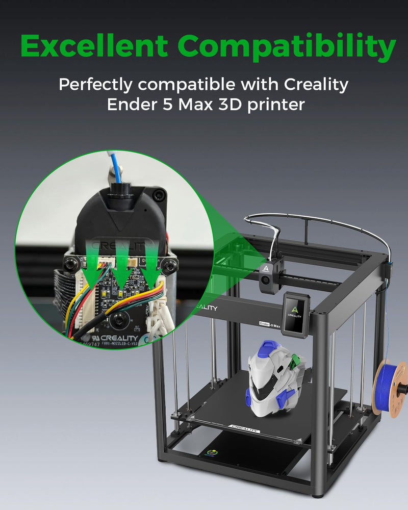[Australia - AusPower] - Creality Official Ender 5 Max Extruder Kit, High Torque Extrusion, Force Up to 80N for Filament Smooth Feeding, Dual Gear Drive, 6.25:1 Ratio, Original 3D Printer Parts 