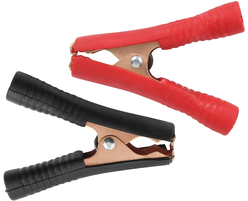[Australia - AusPower] - 10Pcs 100A Insulated Alligator Clips Electrical Heavy Duty Alligator Clamps, Battery Replacement Cable Metal Spring Loaded Jumper Clips for Car Auto Vehicle Boat (Red & Black） 