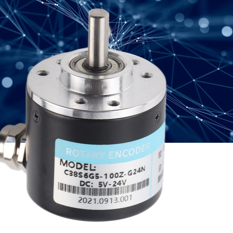 ABZ Three-Phase Encoder, Photoelectric Encoder, DC 5-24 V, 3000-6000 rpm, Full Wave Encoder for Car Engineering (100 Hz), Encoders