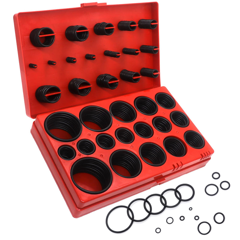 [Australia - AusPower] - 419 Pieces Metric Universal O-Ring Kit, Set of 32 Metric Sizes, Buna-N 70A, Rubber Seals O Rings, for Faucet, Professional Plumbing, Automotive | BUSY-CORNER Metric 419PCS 