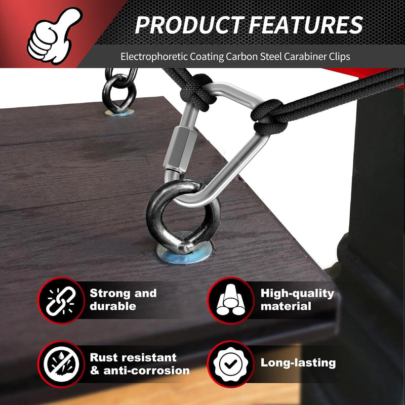 [Australia - AusPower] - 1.42 Inch Delta Quick Links 1/8 Inch 316 Stainless Steel Triangle Locking Quick Connector, M3.5 Quick Link Chain Heavy Duty Chain Connector - 6 Pack, 330lbs Capacity 1.42 Inch, 6 Pack 