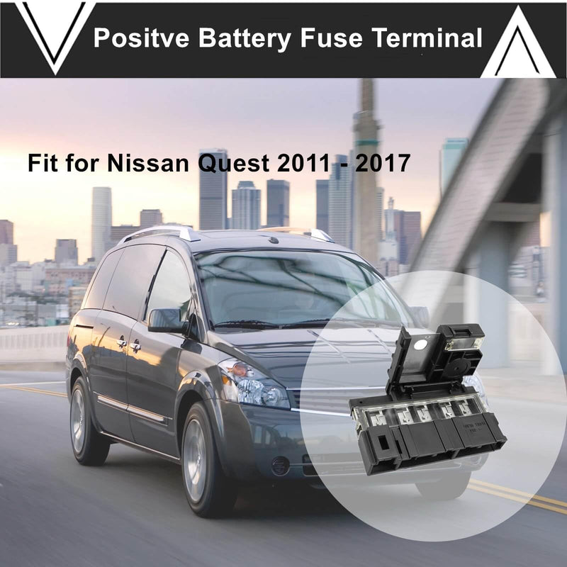 [Australia - AusPower] - 24380-JA00B Positive Battery Fuse Terminal Fit for Nissan Quest 2011-2017, Fusible Fuselink Fuse with Battery Terminals & Nuts Replace 24380JA00B 243407F003 