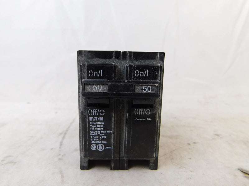 [Australia - AusPower] - Eaton BR250 2" 50 Amp Double Pole Interchangeable Circuit Breaker 