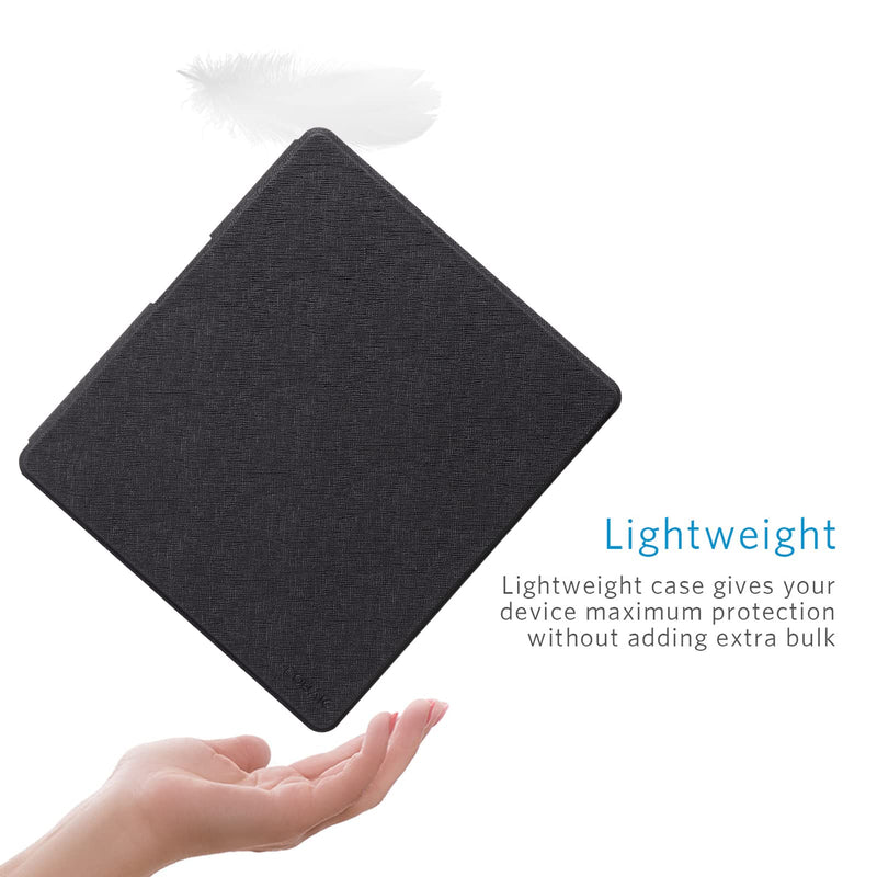 [Australia - AusPower] - CoBak Case for Kindle Scribe - All New PU Leather Cover with Auto Sleep Wake Feature for Kindle Scribe 10.2" 2022 Released with Pen Holder Black 