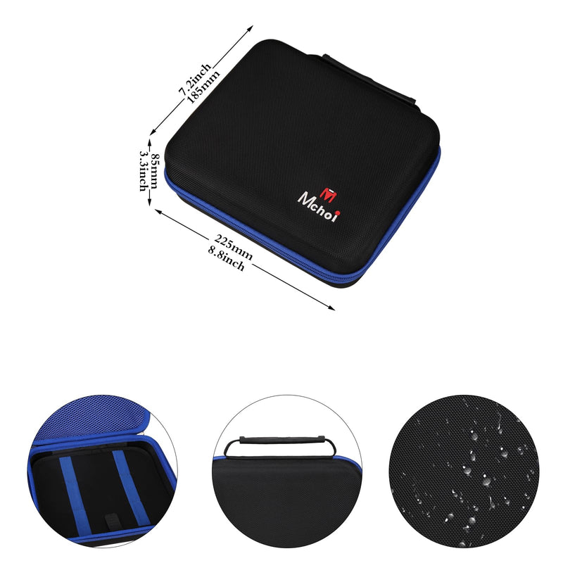 [Australia - AusPower] - Mchoi Hard Case Suitable for Chandler Tool 60W High Temp Large Glue Gun Stand-Up base & 12 Glue Sticks, Waterproof Shockproof Hot Glue Gun Protective Case, Case Only 