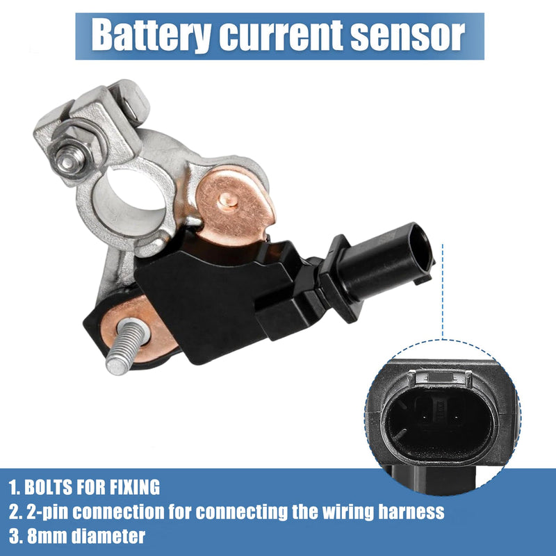 Battery Current Sensor 38920-TR0-A01 Compatible with 2012-2015 Honda Civic, 2012-2016 Honda CR-V, 2013-2021 Acura ILX, 2013-2018 Acura RDX Battery Voltage Temperature Sensor Replaces# 38920-TR0-A02