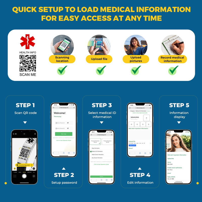 [Australia - AusPower] - Medical Bracelets for Men Women with QR Code Medical Alert ID Bracelets Sport Boy Girl - Silicone Waterproof Wristband Fits Wrists Up to 9 inches - More Space Custom Emergency Medical ID Alert Information 8.82'' Butterfly Clasp - Plus Black+Silver 