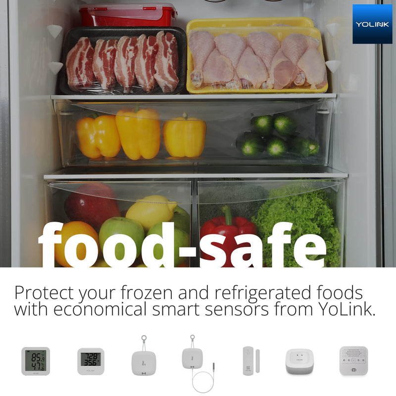 [Australia - AusPower] - YoLink X3 version Temperature & Humidity Sensor, Supports App Real-Time Data Refresh, Alexa, IFTTT, Home Assistant Integration - YoLink Hub Included With Hub 1 