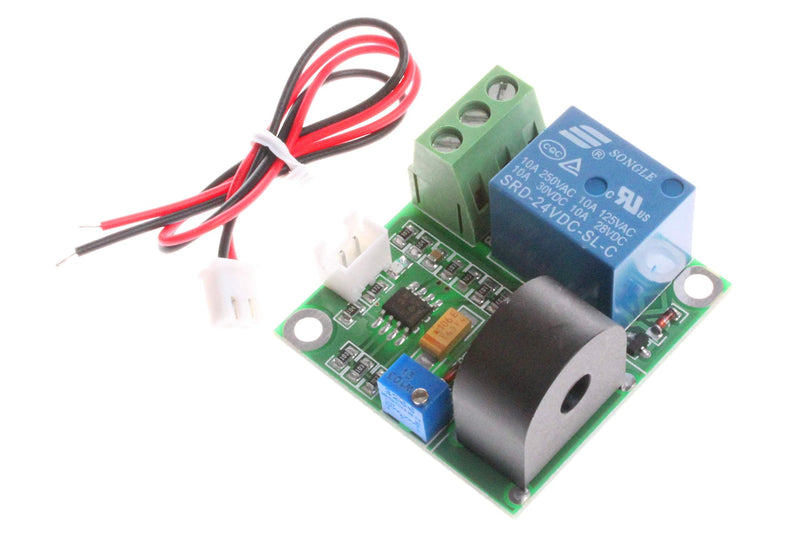 [Australia - AusPower] - NOYITO 0-5A AC Current Detection Sensor Module Switch Output (DC 12V, Green) DC 12V 