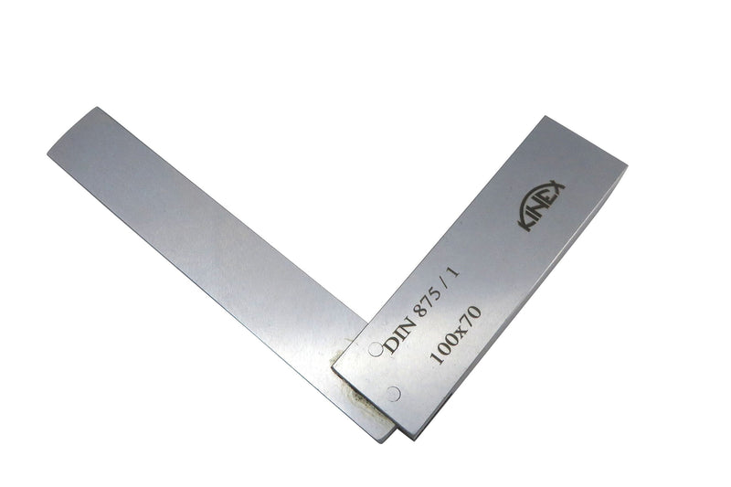 Kinex 4026-12-010 Solid Machinist Square 4 x 2-3/4 Inch (100 x 70 mm) DIN 875/1 (Square w/in 14 microns or 0.0005 Inches)