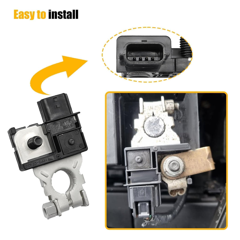 Main Current Battery Sensor Assembly Fit for Nissan X-Trail 2014 2015 2016 2017 2018 2019 2020 for Rogue Sport Qashqai 2021 2022 Replace # 294G0-C990C 294G0C990C