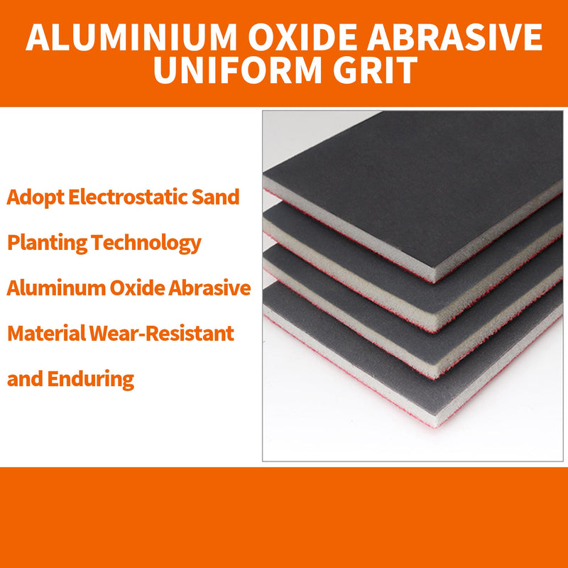 [Australia - AusPower] - 28 Pcs 180-3000 Grit Sanding Sponge,Ultra Fine Sandpaper,Soft Foam Hand Sander Block Wet Dry Sanding Pads for Automobile Wood Furniture Metal Drywall Polishing Mix Grit 28PCS 