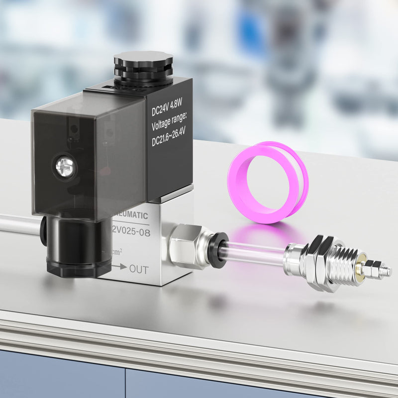 [Australia - AusPower] - TAILONZ PNEUMATIC 10mm Bore 5mm Stroke Single Acting Single Acting External Thread Needle Cylinder Micro Cylinder CJPB10-5 CJPB10*5mm 
