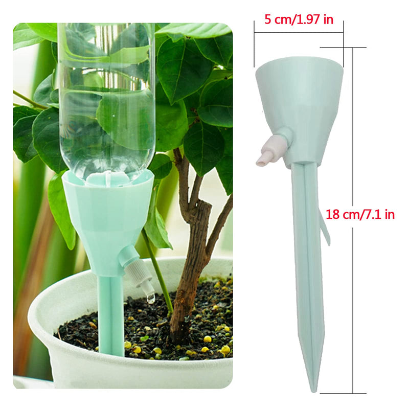 [Australia - AusPower] - New Upgraded Plant Self Watering Spikes,Adjustable Plant Watering Devices with Slow Release Control Switch Water Dripper,Watering Planter Insert,Automatic Plant Waterer for Vacations (6) 6 
