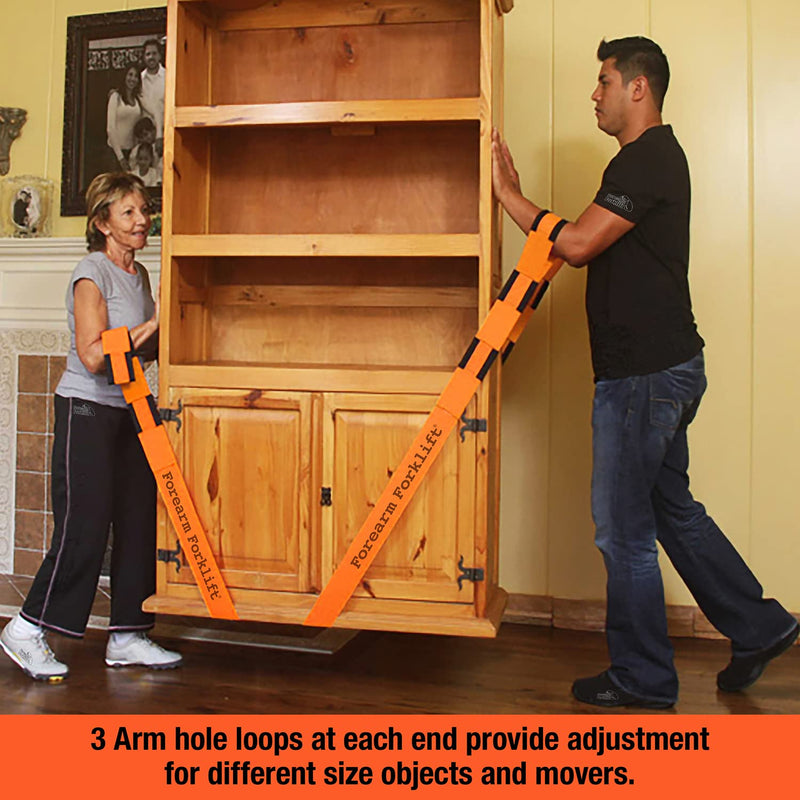 [Australia - AusPower] - Forearm Forklift 2-Person Lifting and Moving Straps - Lift, Move and Carry Furniture, Appliances, Mattresses or Any Item up to 800 lbs. Safely and Easily Like a Pro, Ultramarine Blue Special Edition 1-Pack Cargo Strap 