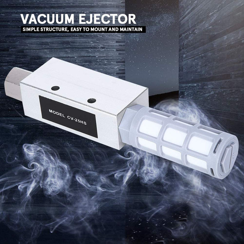 CV25HS Venturi Pneumatic Vacuum Generator Ejector with Air Outlet and Silencer