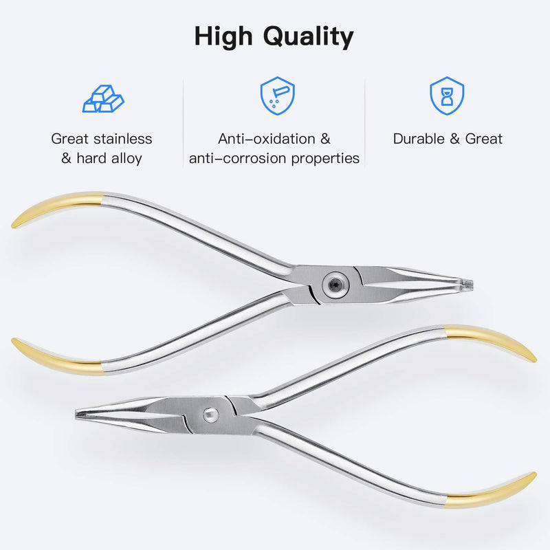 Dental Straight Howes Pliers, Orthodontic Grid Tip Plier Appliance Instrument