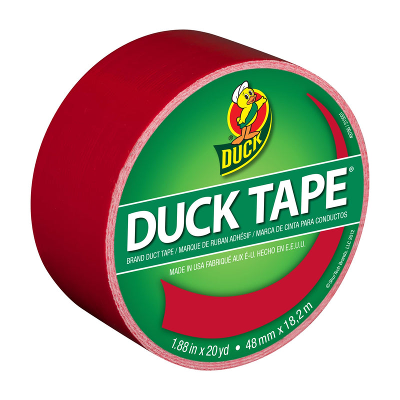 Duck Tape 1265014 1.88" x 20 yd Cha Cherry Tape, Single Roll, Multicolor Red