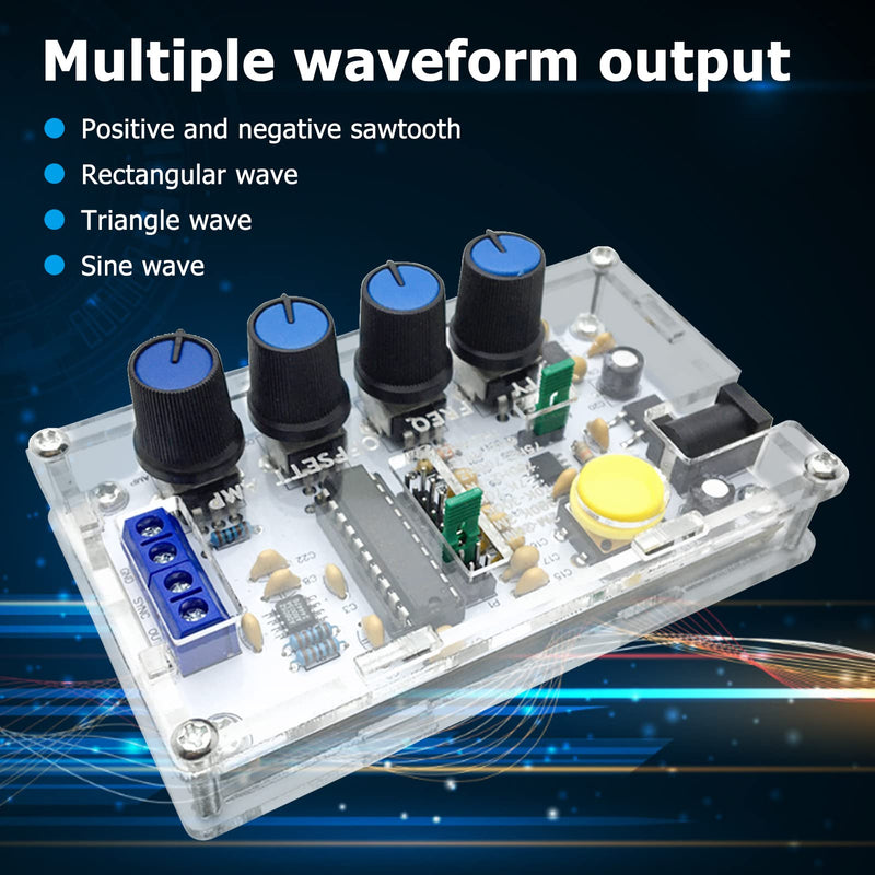 [Australia - AusPower] - MAX038 Signal Generator, DIY Kit 1Hz-20MHz Function Generator Can Output Triangle Axis, Rectangular Wave, Sine Wave and Forward and Reverse Saw Tooth Shaft 