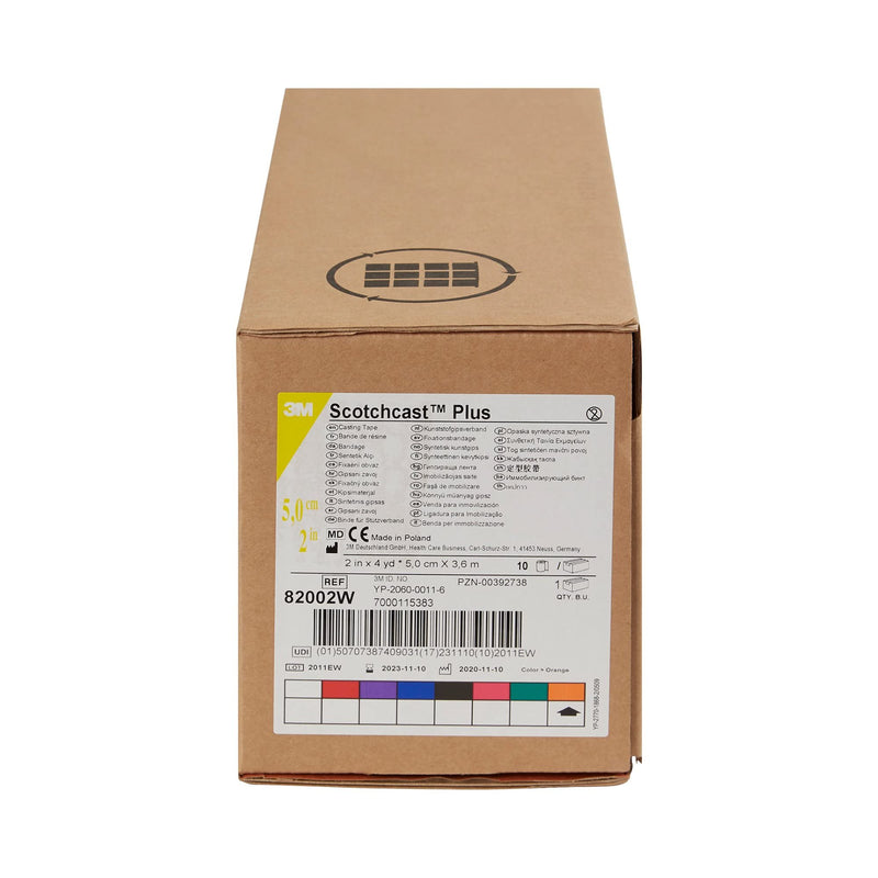 [Australia - AusPower] - 3M 82002W ScotchCast Plus Casting Tape 2" x 4 Yards - Bright Orange - 1 Roll 