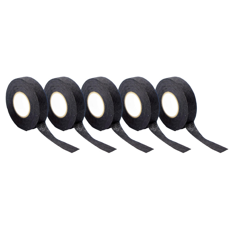 SANKEMU Wire Harness Tape, 3/4-Inch x 49-Foot (5-Pack), High Temp Wiring Loom Harness, Self-Adhesive Felt Cloth Electrical Tape for Automotive Engines, Noise Dampening, and Cable Protection 5