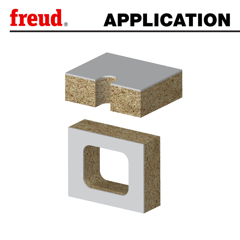 Freud 28-104: 1/2" (dia.) Panel Pilot Bit with 1/2" shank, 1-1/4" carbide height One Size 1/2-Inch Diameter Double Flute Panel Pilot Router Bit with 1/2-Inch Shank