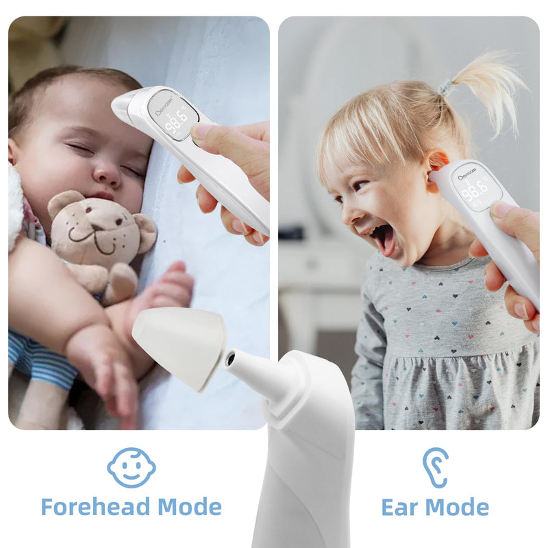 [Australia - AusPower] - [Value Bundle] Berrcom Forehead Thermometer JXB-178 & Berrcom Ear Thermometer for Adults and Kids ET005 