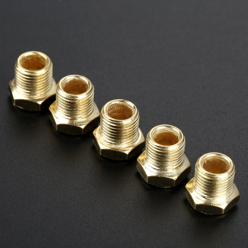 [Australia - AusPower] - 5Pcs Pneumatic Air Breather Vent Silencer Muffler Threaded NPT 1/8" 