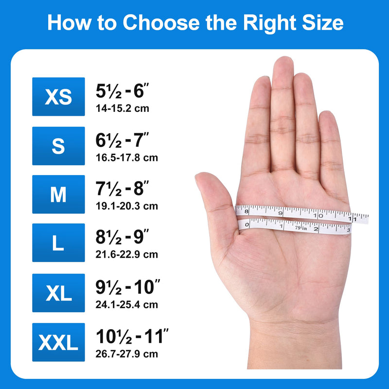 [Australia - AusPower] - Schneider Blue Vinyl Synthetic Exam Gloves, Medium, Box of 100, 4-mil, Powder-Free, Latex-Free, Non-Sterile, Disposable Gloves 100 Count (Box of 100) 