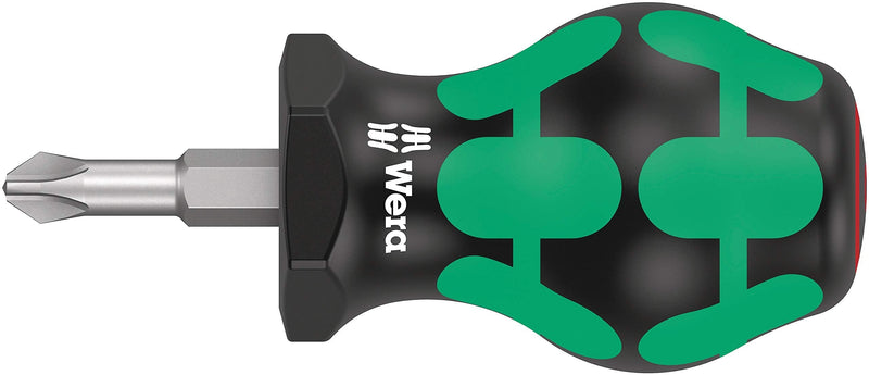 Wera 05008870001 Stubby Set 1 Screwdriver Set, 5 Pieces,Green
