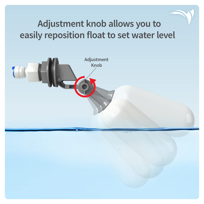 [Australia - AusPower] - AquaticLife Float Valve Kit for RO & RO/DI Systems 