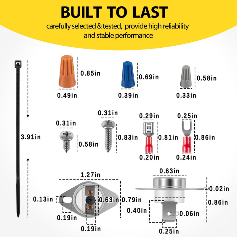 [Australia - AusPower] - HAXTLK1930 Temperature Limiters Replacement Kit for Hayward Pool Heater and H-Series Pool & Spa Heater 