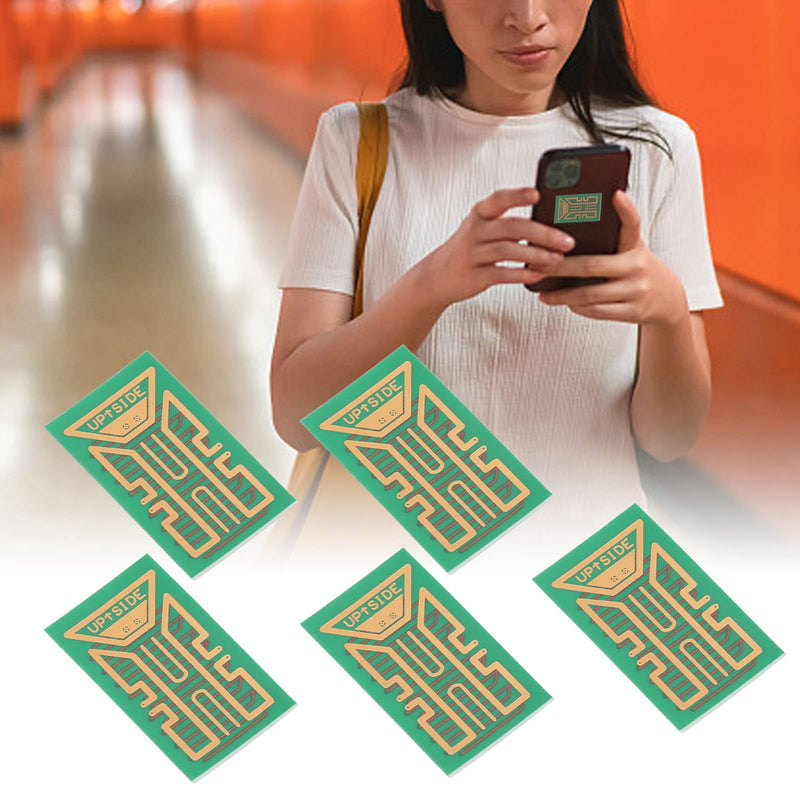 [Australia - AusPower] - PUSOKEI 5Pcs Phone Signal Stickers,Mobile Phone Signal Enhancement Stickers,Signal Antenna Booster Stickers,Improve Signal in Elevators/Mountaineering/Tunnels,Support Two‑Way Radios,Buzzers 