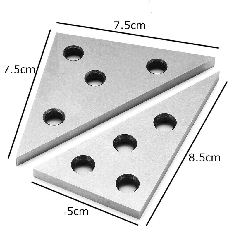 [Australia - AusPower] - Chiloskit Angle Plates Angle Block Set Machinist Tool Angle Block Set Machine Tool Angle Block Set Machinist Square Gage Block Set 2 Pieces 2 Piece Set 